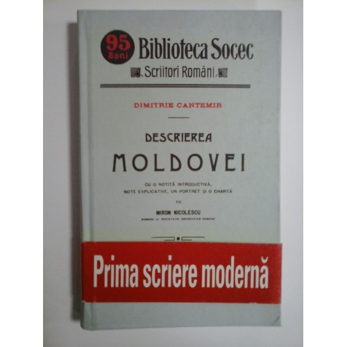 DESCRIEREA MOLDOVEI - DIMITRIE CANTEMIR DESCRIEREA MOLDOVEI - DIMITRIE CANTEMIR